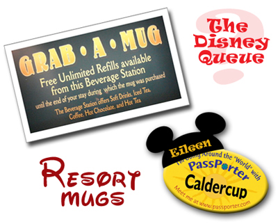 Disney's Refillable Resort Mugs